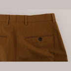 Dolce & Gabbana Brown Stretch Cotton Pants
