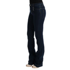 Costume National Blue Cotton Bootcut Flared Jeans