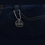 Costume National Blue Cotton Bootcut Flared Jeans