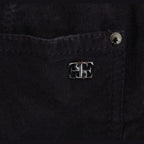 Ermanno Scervino Brown Cotton Cropped Casual Pants
