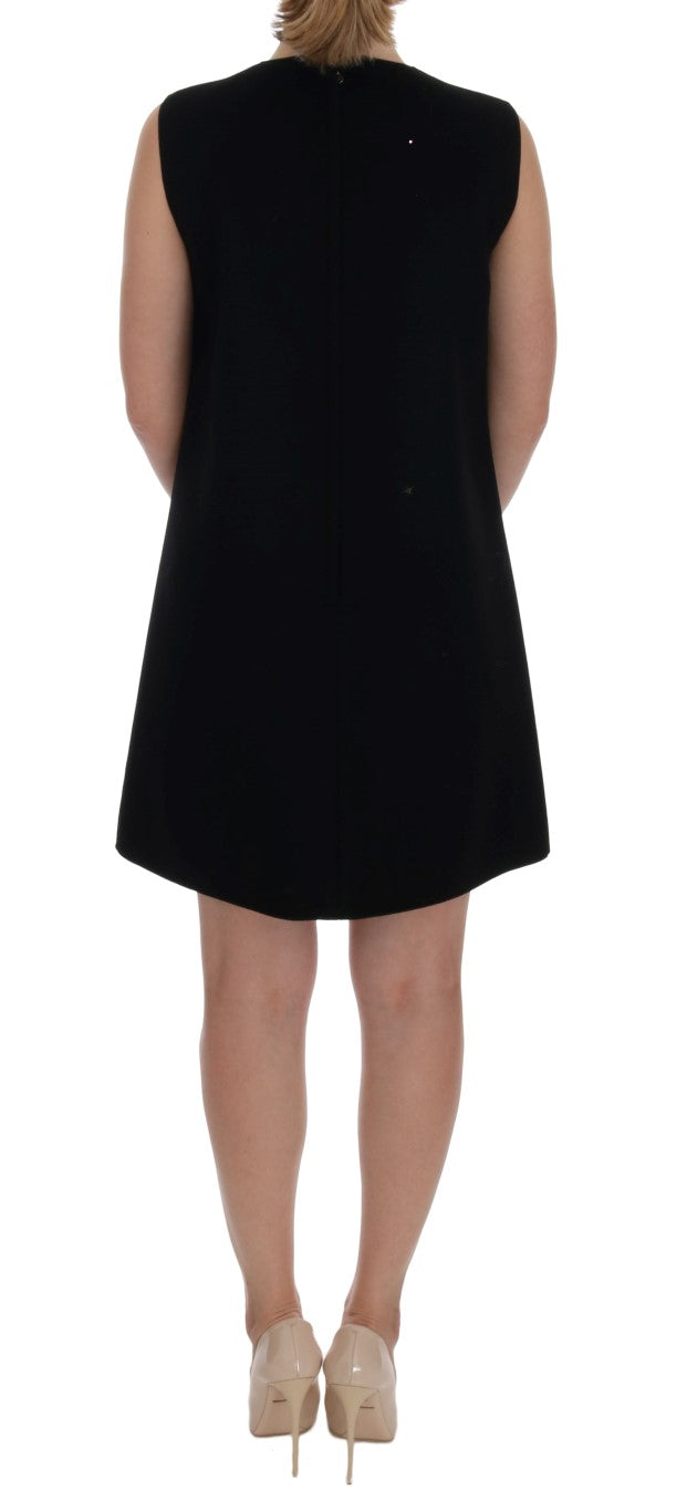 Dolce & Gabbana Black I AM A PRINCESS Crystal Shift Dress Dolce & Gabbana