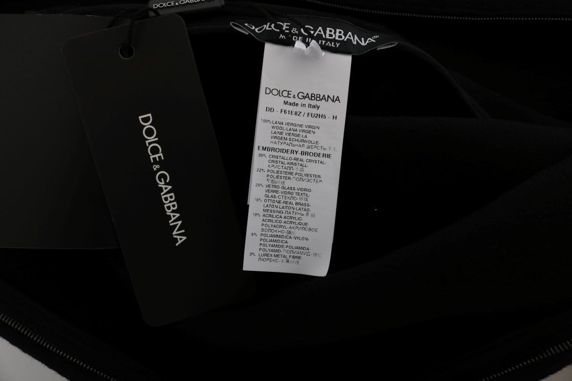 Dolce & Gabbana Black I AM A PRINCESS Crystal Shift Dress Dolce & Gabbana