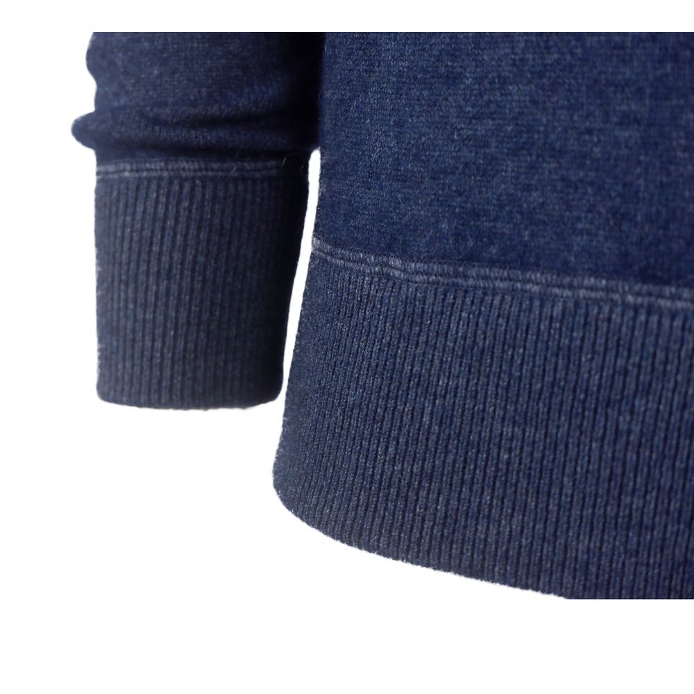 Emilio Romanelli Light Blue Cashmere Men Sweater Emilio Romanelli