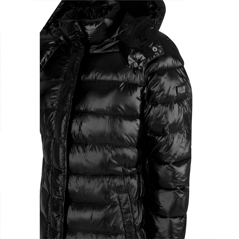 Yes Zee Black Polyamide Women Jacket Yes Zee