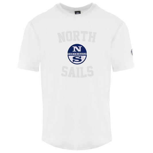 North Sails White Cotton Men's T-Shirt North Sails