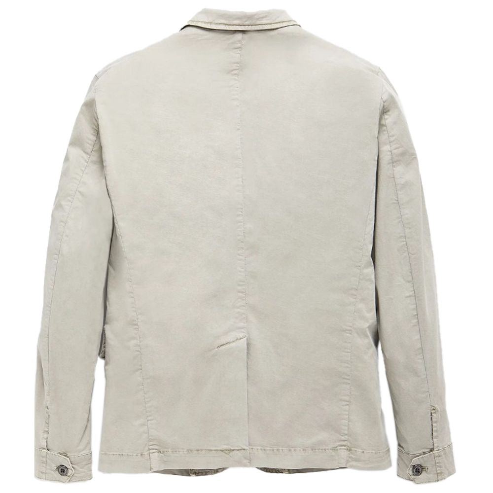 Refrigiwear Sleek Beige Four-Pocket Cotton Jacket Refrigiwear