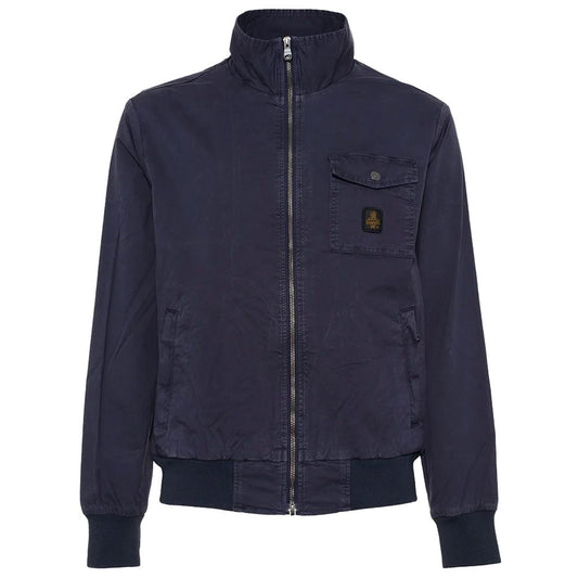 Refrigiwear Versatile Blue Bomber Jacket for Men Refrigiwear