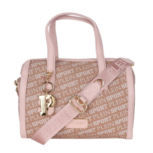 Plein Sport Chic Pink Eco-Leather Crossbody Bag Plein Sport