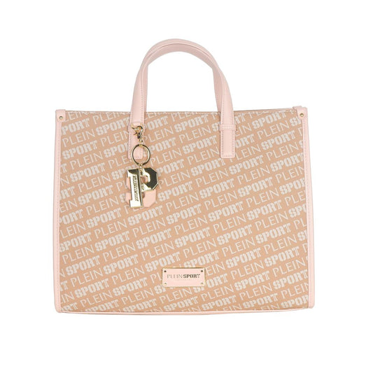 Plein Sport Pink Polyamide Women Shoulder Bag Plein Sport