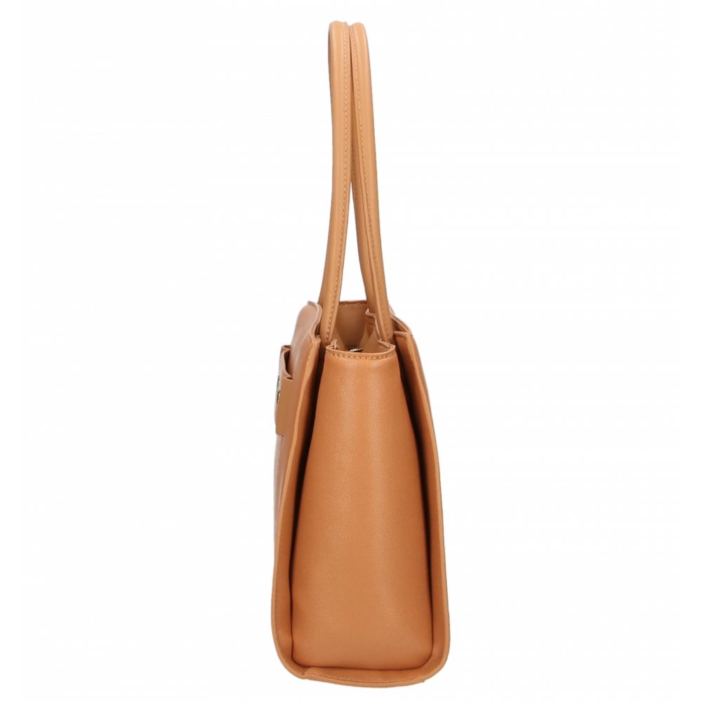 Plein Sport Brown Polyethylene Women Shoulder Bag Plein Sport