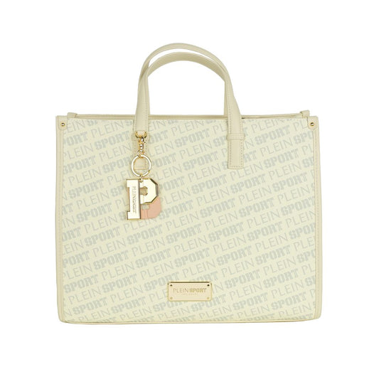 Plein Sport White Polyamide Women Shoulder Bag Plein Sport