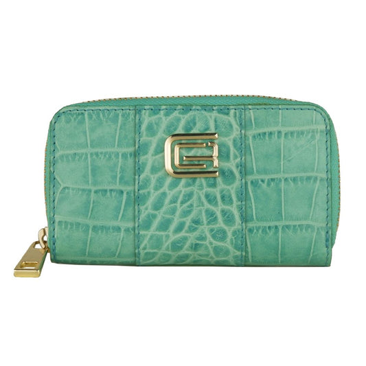 Cavalli Class Light Blue Calfskin Women Keychain Cavalli Class