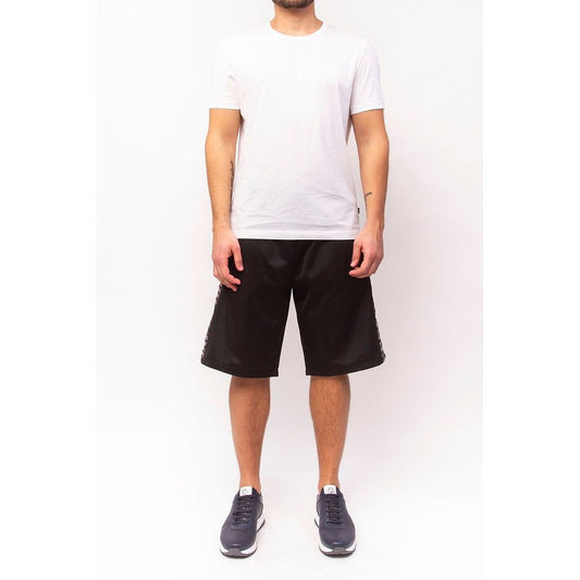 Bikkembergs Sleek Anniversary Striped Bermuda Shorts Bikkembergs