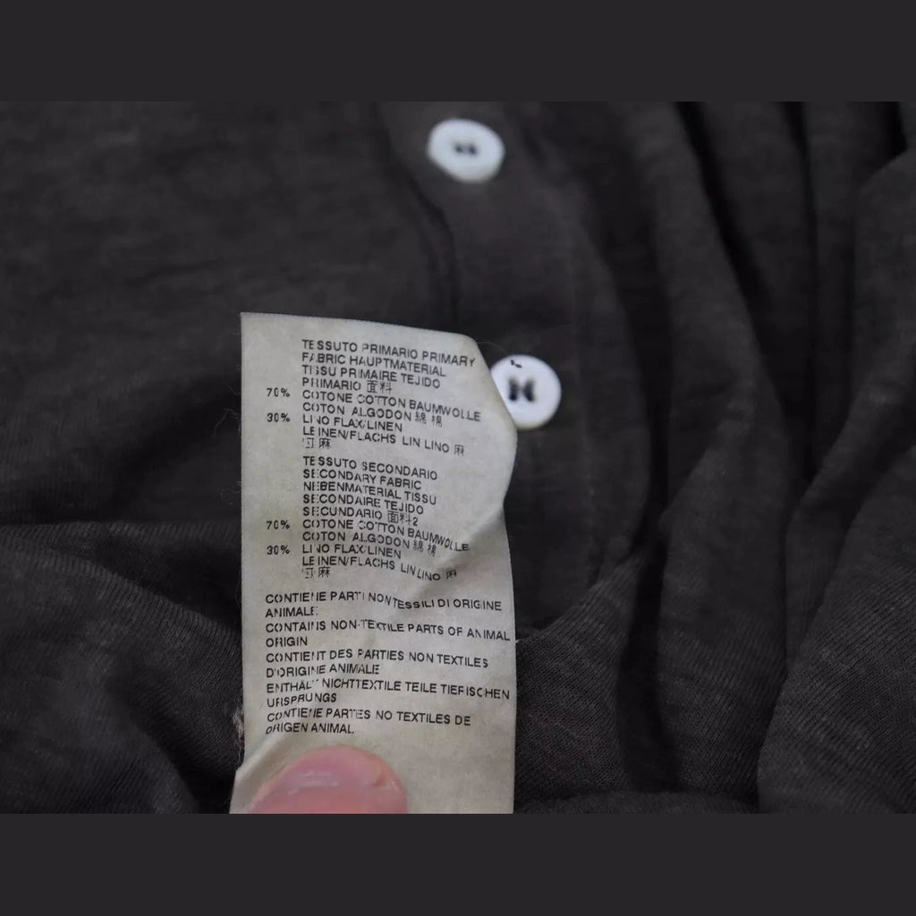 Dsquared² Gray Cotton Linen Long Sleeves Pullover Sweater