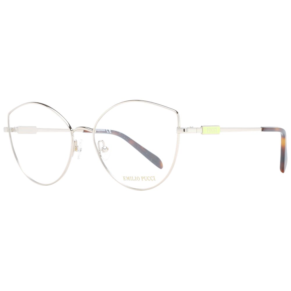 Emilio Pucci Silver Metal Glasses Frames