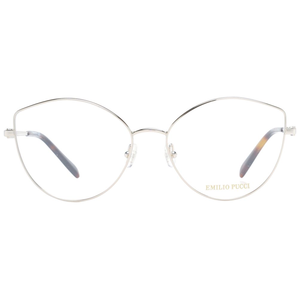 Emilio Pucci Silver Metal Glasses Frames