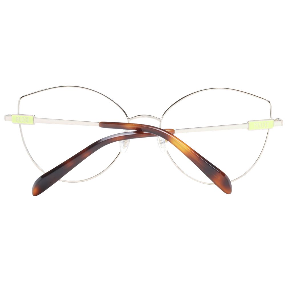Emilio Pucci Silver Metal Glasses Frames