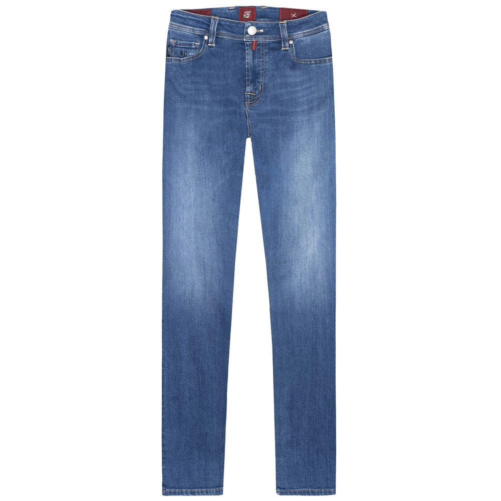 Tramarossa Blue Cotton Men's Jean Tramarossa