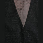 Dolce & Gabbana Black Brown Silk Waistcoat Dress Formal Vest