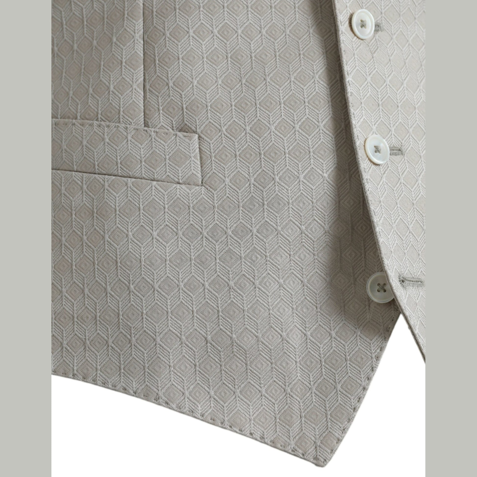 Dolce & Gabbana Off White Cotton Waistcoat Dress Formal Vest Dolce & Gabbana