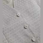 Dolce & Gabbana Off White Cotton Waistcoat Dress Formal Vest
