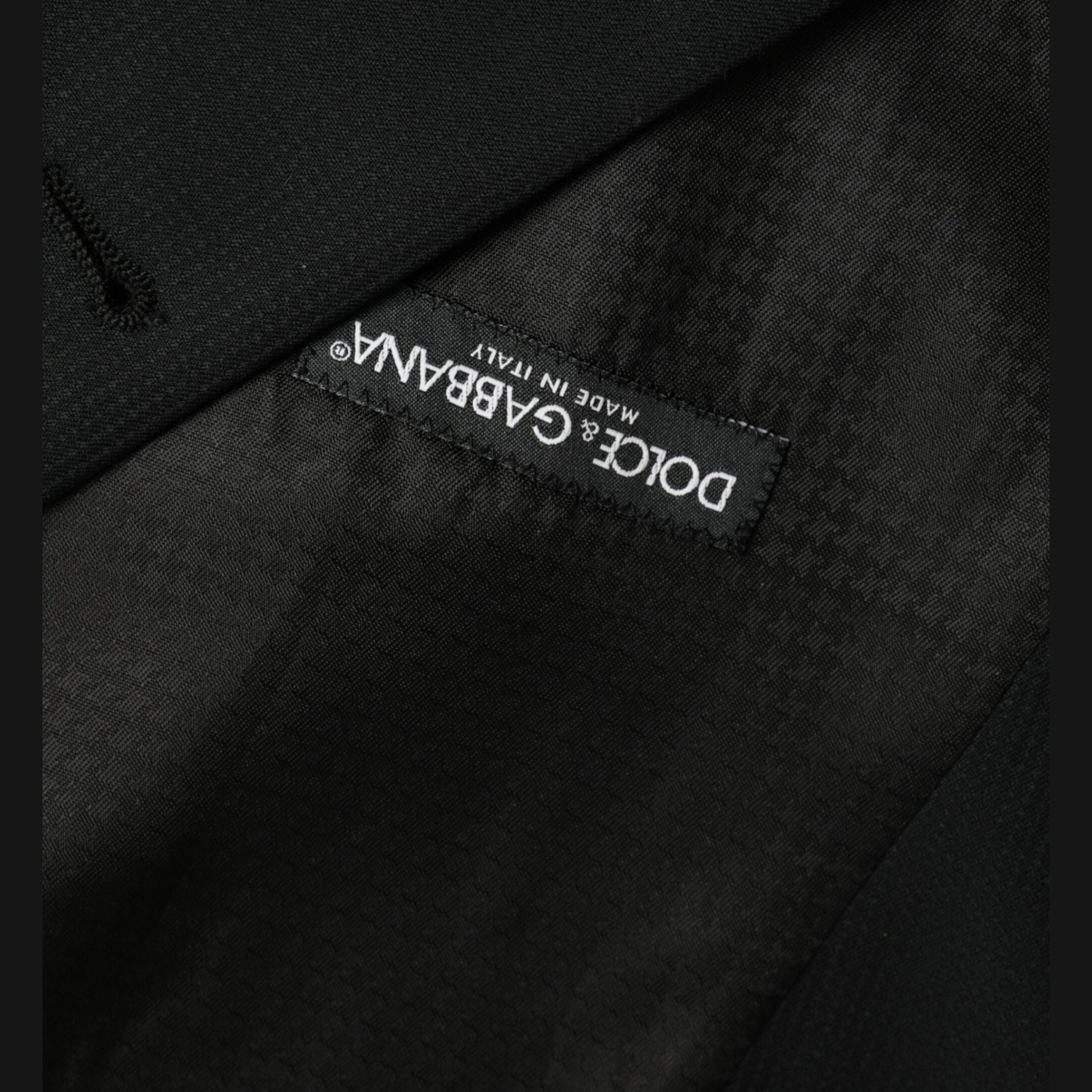 Dolce & Gabbana Black Wool Waistcoat Dress Formal Vest