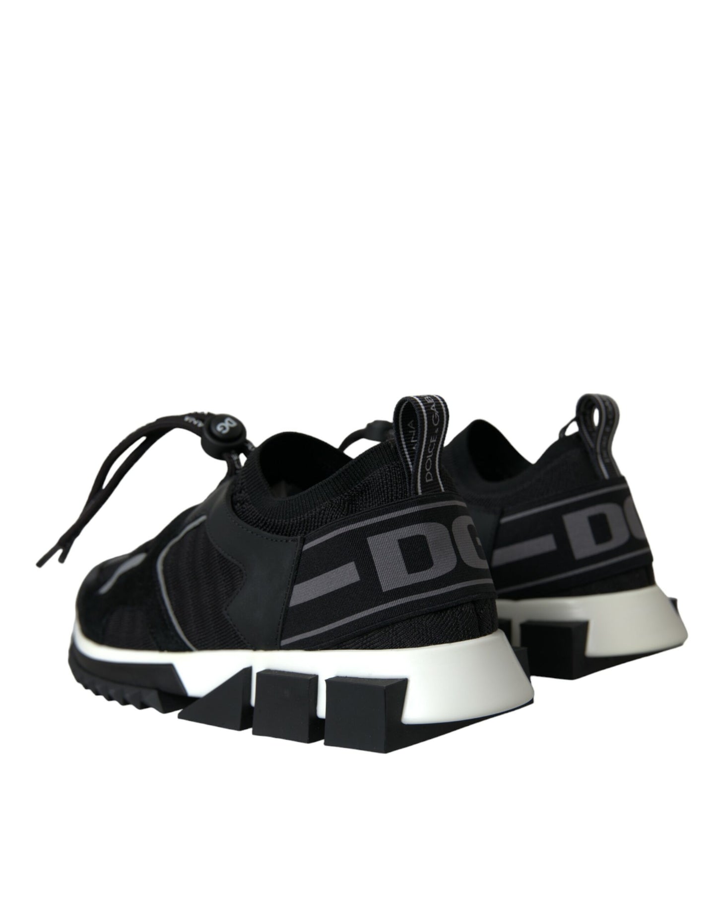 Dolce & Gabbana Black Mesh Sorrento Trekking Sneakers Shoes Dolce & Gabbana