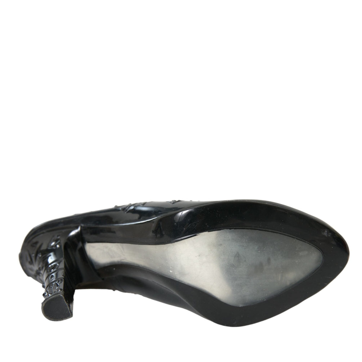 Dolce & Gabbana Black Crystal CINDERELLA Heels Pumps Shoes