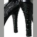 Dolce & Gabbana Black Crystal CINDERELLA Heels Pumps Shoes