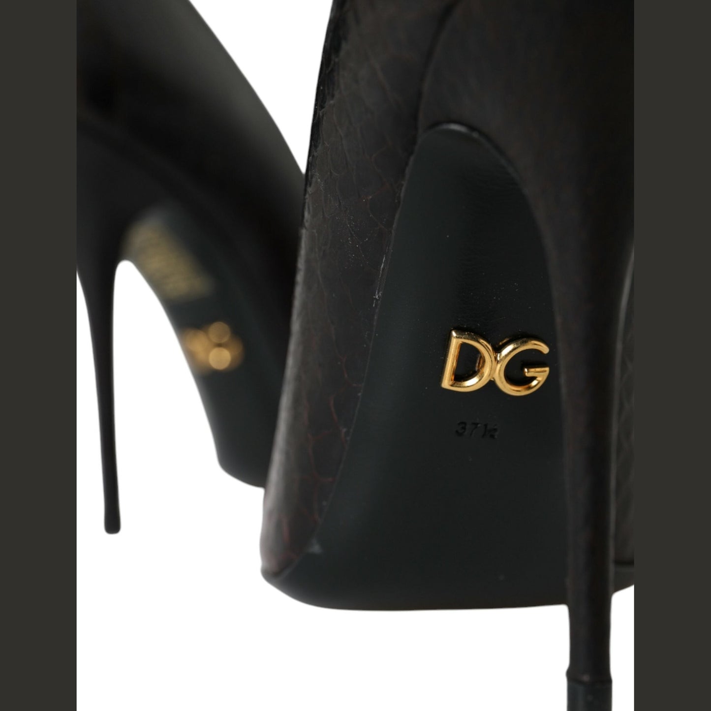 Dolce & Gabbana Multicolor Exotic Leather Heels Pumps Shoes