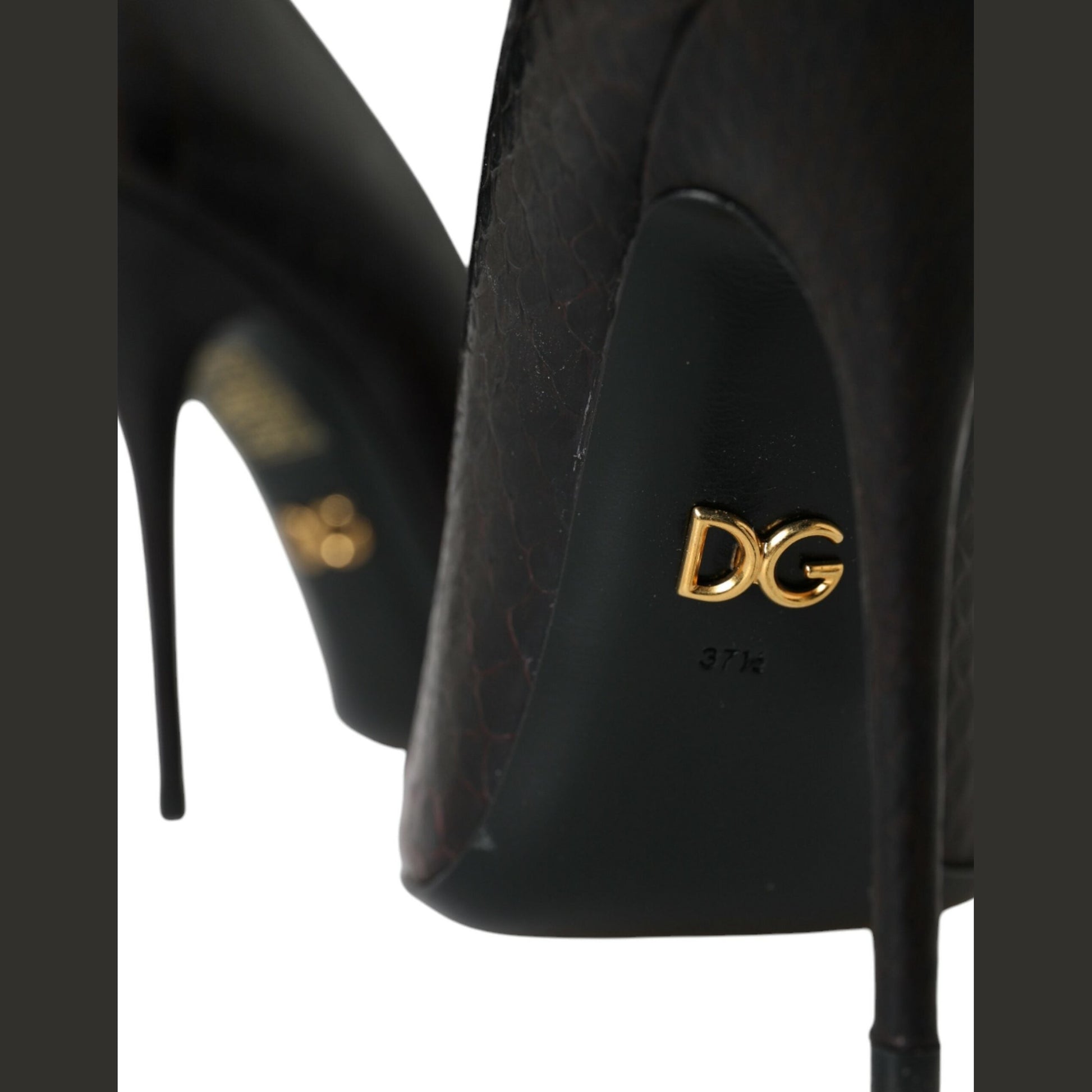 Dolce & Gabbana Multicolor Exotic Leather Heels Pumps Shoes
