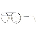 Black metal glasses frames by Tod's featuring sleek design and clear lenses, ideal for stylish eyewear.