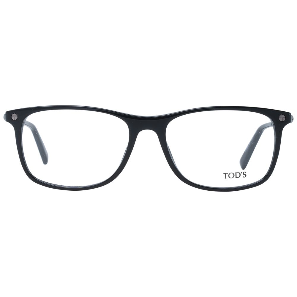 Tod's Black Plastic Glasses Frames