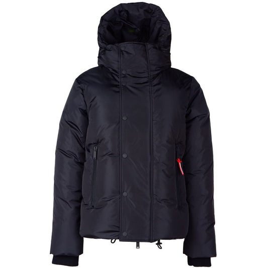 Dsquared² Black Nylon Men Jacket Dsquared²