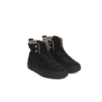 Cerruti 1881 Black Cowhide Women Sneaker Cerruti 1881