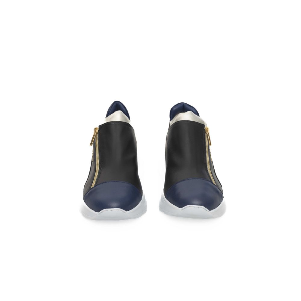 Cerruti 1881 Black Goatskin Women Sneaker Cerruti 1881