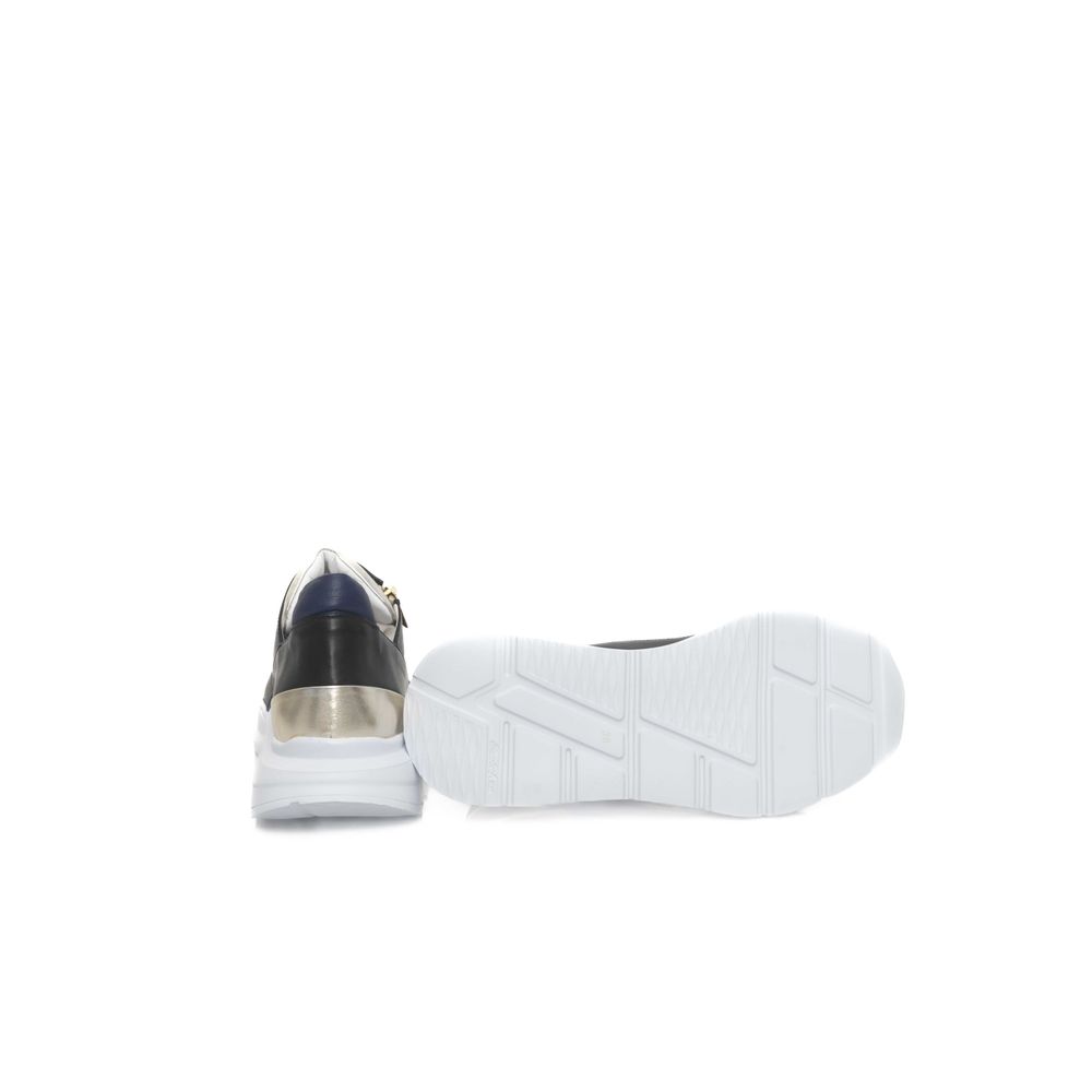 Cerruti 1881 Black Goatskin Women Sneaker Cerruti 1881