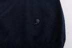 MARGHI LO' Blue Wool Long Sleeve Shift Dress