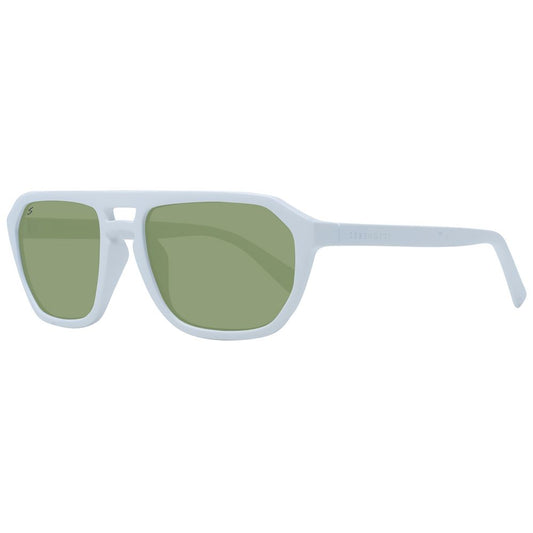Serengeti White Men Sunglass