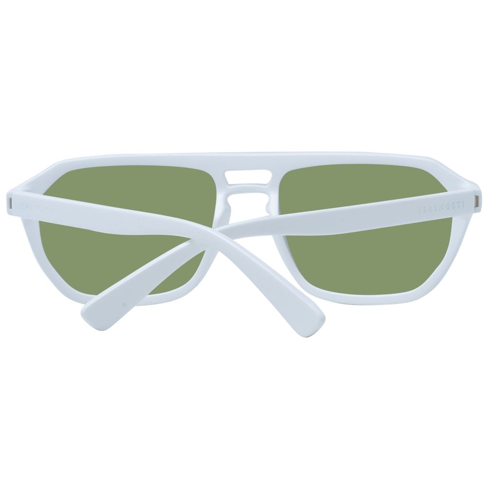 Serengeti White Men Sunglass