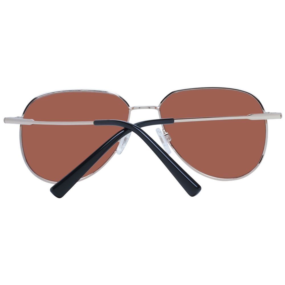 Serengeti Rose Gold Metal Sunglasses with tinted lenses, sleek design, and stylish frame for sun protection and fashion.