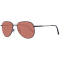 Serengeti black metal sunglasses with sleek frame and tinted lenses, stylish eyewear for sun protection.