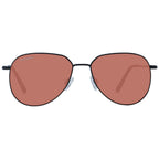 Serengeti black metal sunglasses with sleek frame and dark lenses, stylish eyewear for sun protection and fashion.
