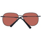 Serengeti black metal sunglasses with sleek frame and dark lenses, stylish eyewear for sun protection