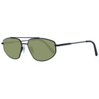 Serengeti black metal sunglasses with sleek frames and tinted lenses, stylish eyewear for sun protection.