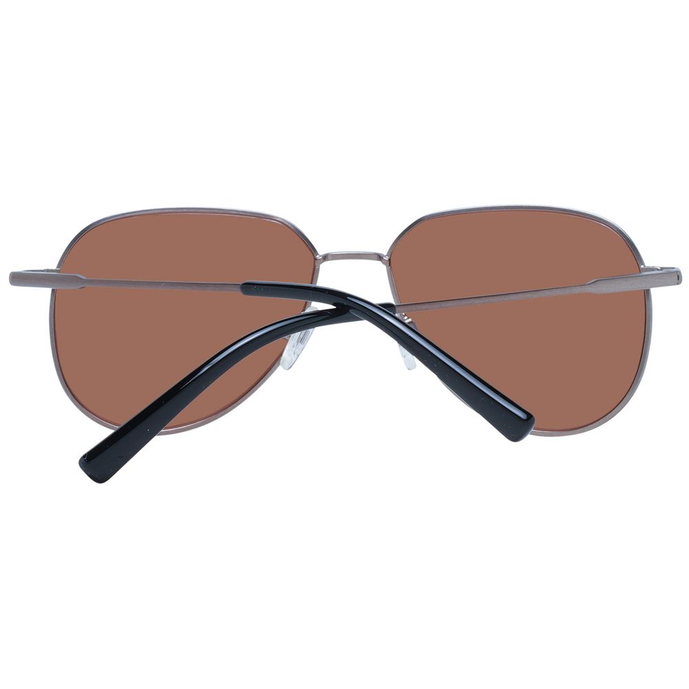 Serengeti bronze metal sunglasses with sleek frame and tinted lenses, stylish eyewear for sun protection.