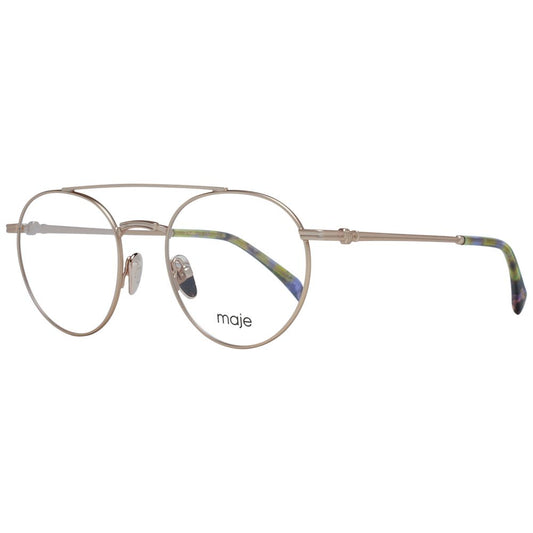 Maje Gold Metal Glasses Frames