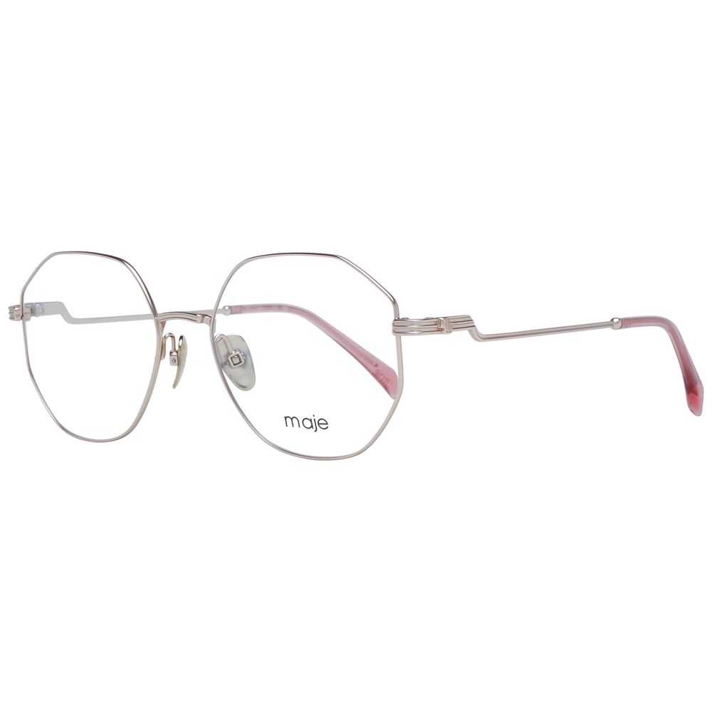 Maje Gold Metal Glasses Frames