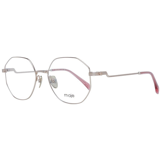 Maje Gold Metal Glasses Frames
