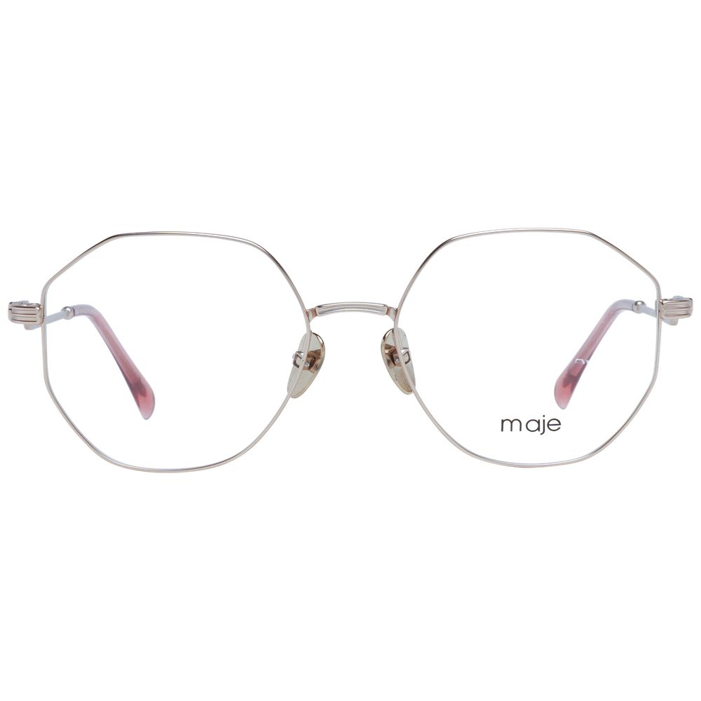 Maje Gold Metal Glasses Frames